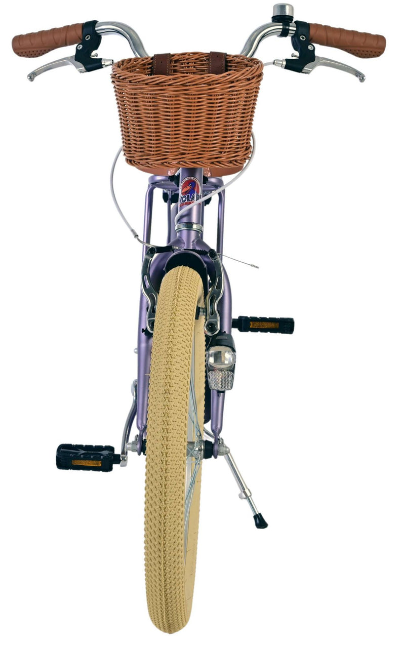Afbeelding laden in galerijviewer, Volare blossom kinderfiets - meisjes - 20 inch - paars - twee handremmen
