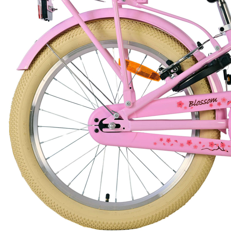 Laden Sie das Bild in Galerie -Viewer, Volare blossom kinderfiets - meisjes - 20 inch - roze - twee handremmen
