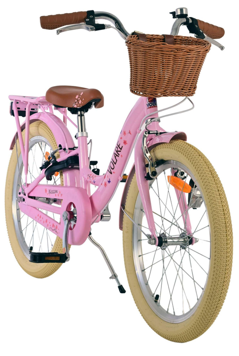 Laden Sie das Bild in Galerie -Viewer, Volare blossom kinderfiets - meisjes - 20 inch - roze - twee handremmen

