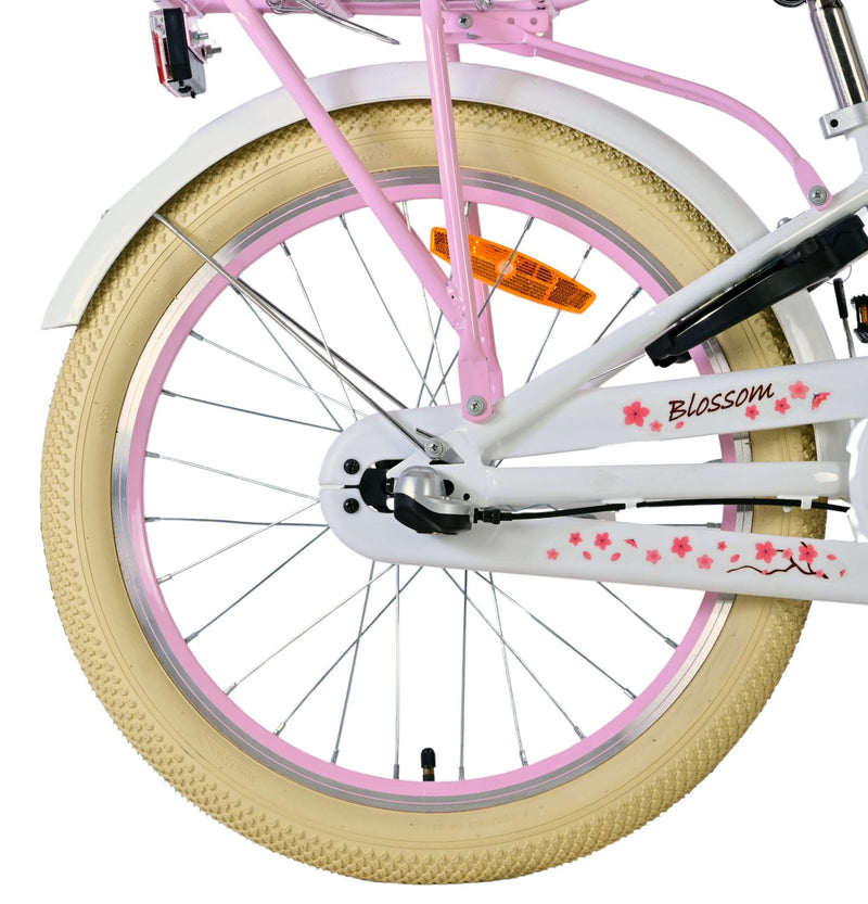 Chargez l'image dans la visionneuse de la galerie, Volare blossom kinderfiets - meisjes - 20 inch - wit - nexus 3
