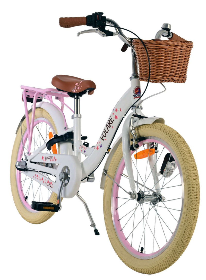 Chargez l'image dans la visionneuse de la galerie, Volare blossom kinderfiets - meisjes - 20 inch - wit - nexus 3
