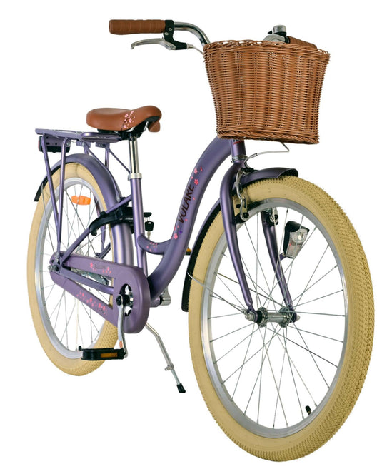 Volare blossom kinderfiets - meisjes - 24 inch - paars