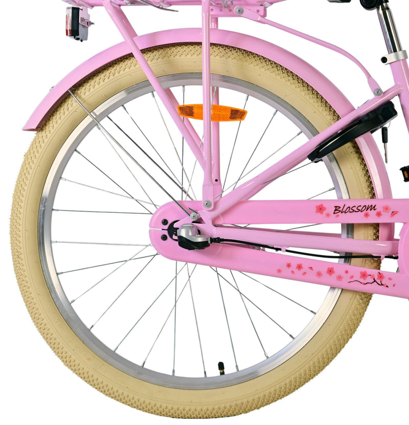 Afbeelding laden in galerijviewer, Volare blossom kinderfiets - meisjes - 24 inch - roze - 3 versnellingen
