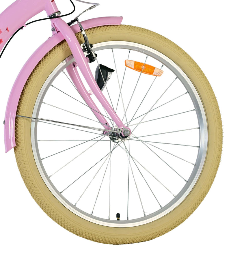 Afbeelding laden in galerijviewer, Volare blossom kinderfiets - meisjes - 24 inch - roze - 3 versnellingen
