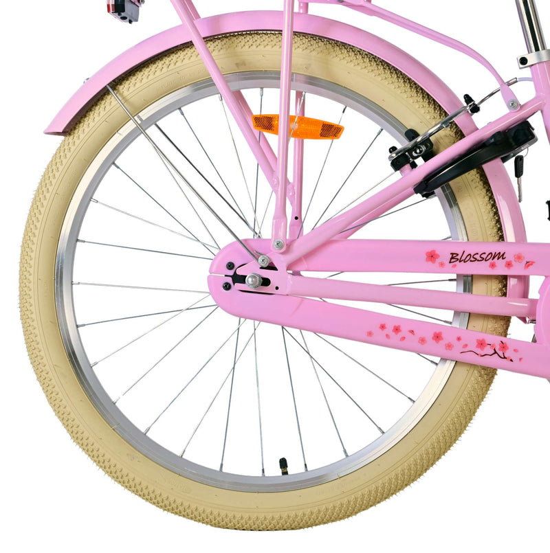 Afbeelding laden in galerijviewer, Volare blossom kinderfiets - meisjes - 24 inch - roze - twee handremmen
