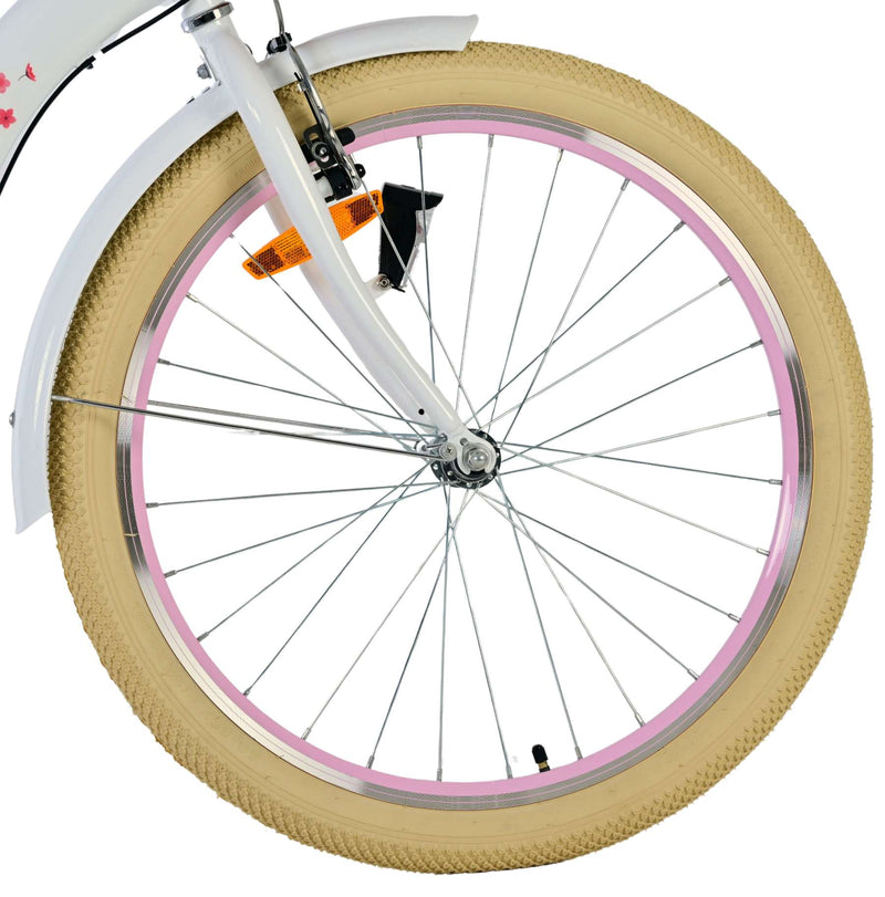 Load image into Gallery viewer, Volare blossom kinderfiets - meisjes - 24 inch - wit - 3 versnellingen
