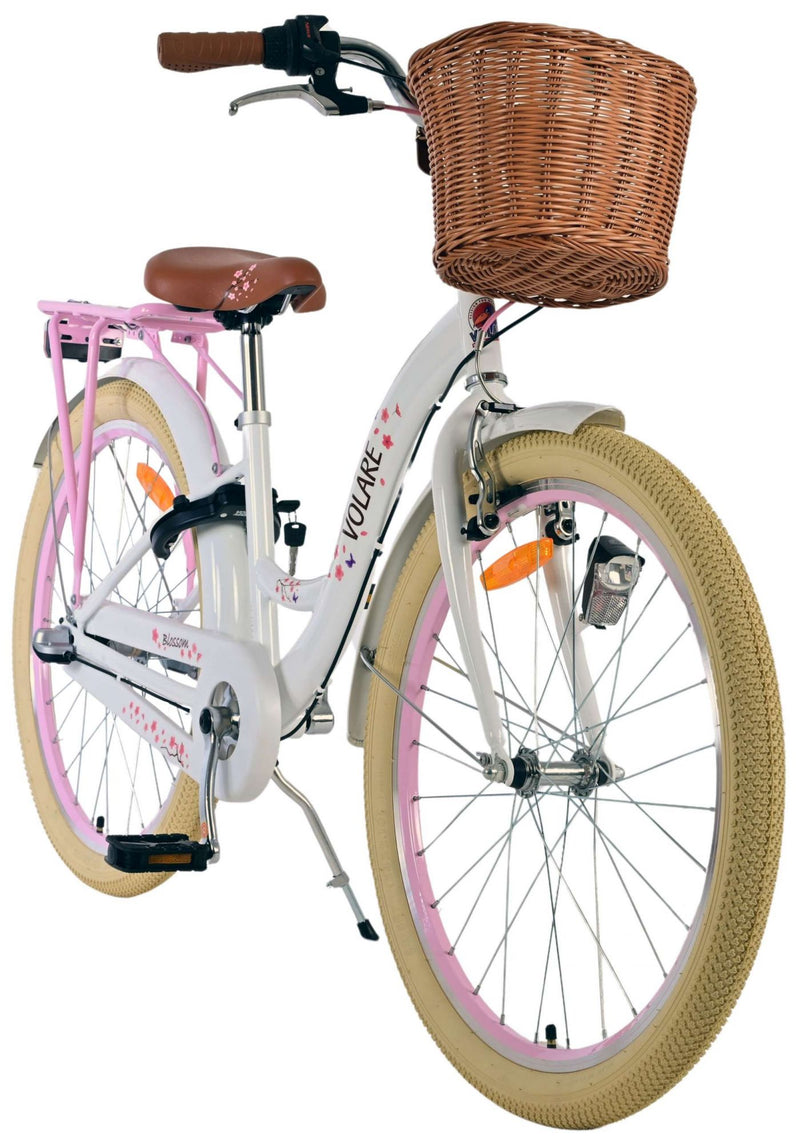 Load image into Gallery viewer, Volare blossom kinderfiets - meisjes - 24 inch - wit - 3 versnellingen
