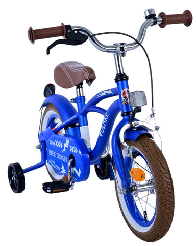 Volare Blue Cruiser Kinderfiets - Jongens - 12 inch - Blauw - 95% afgemonteerd