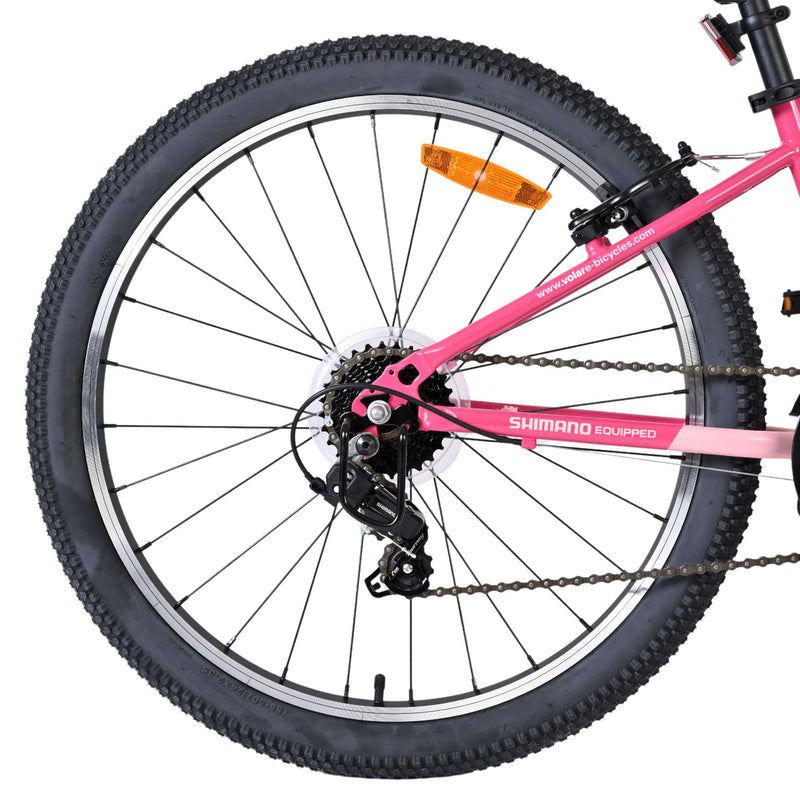 Cargue la imagen en el visor de la galería, Volare boost kinderfiets - 24 inch - roze - 21 speed
