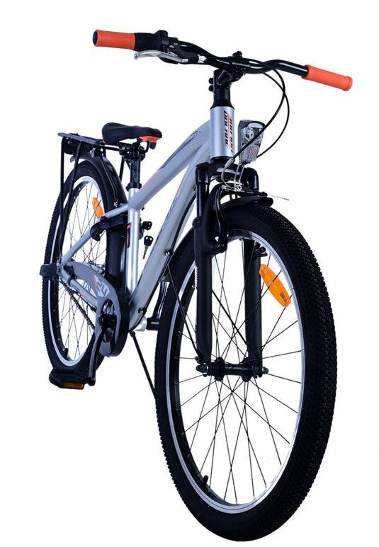 Volare Cross Kinderfiets Jongens 24 inch Zilver 3 versnellingen