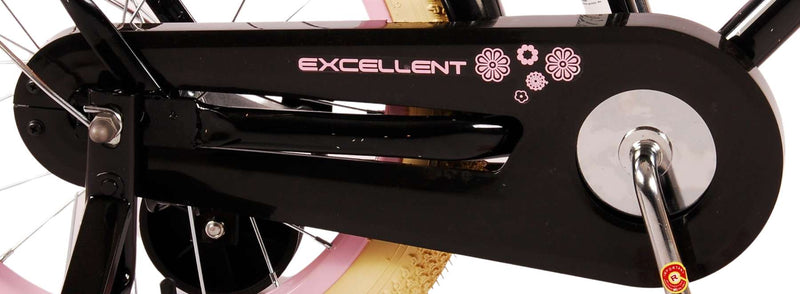 Load image into Gallery viewer, Volare Excellent Kinderfiets - Meisjes - 16 inch - Zwart - 95% afgemonteerd
