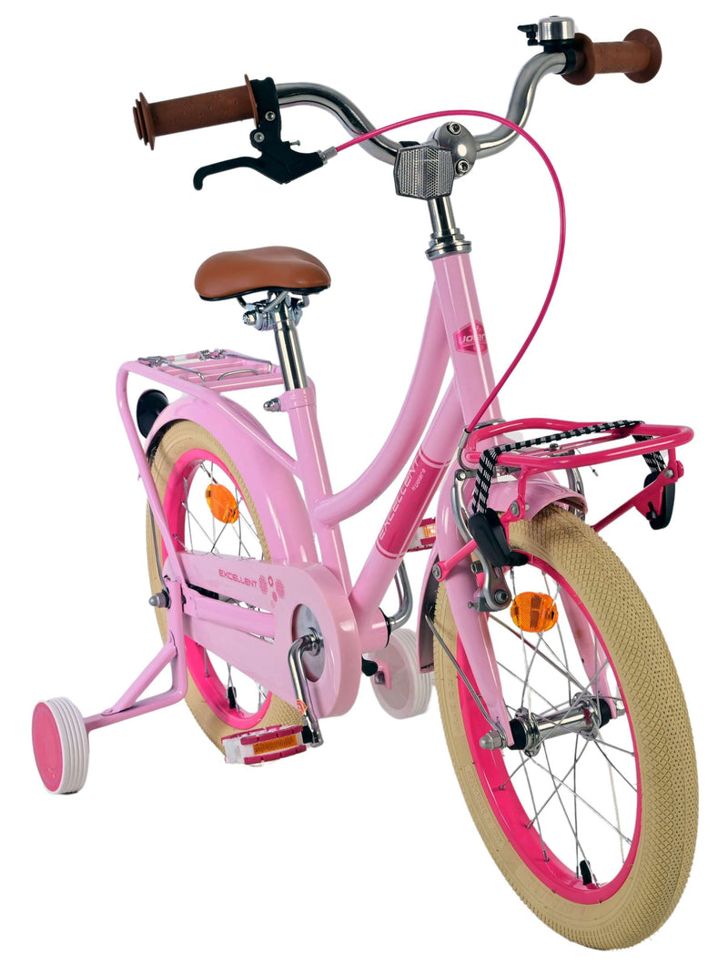 Load image into Gallery viewer, Volare excellent kinderfiets - meisjes - 16 inch - roze - 95% afgemonteerd
