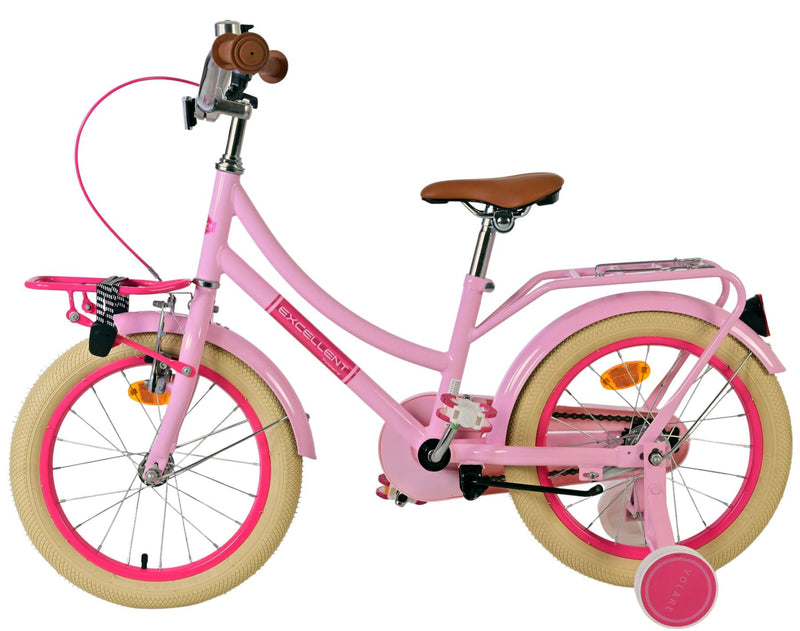 Load image into Gallery viewer, Volare excellent kinderfiets - meisjes - 16 inch - roze - 95% afgemonteerd
