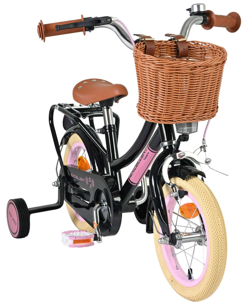 Load image into Gallery viewer, Volare excellent kinderfiets - meisjes - 12 inch - zwart

