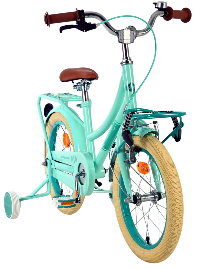 Load image into Gallery viewer, Volare excellent kinderfiets - meisjes - 16 inch - groen - 95% afgemonteerd
