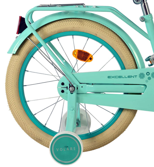 Volare excellent kinderfiets - meisjes - 18 inch - groen