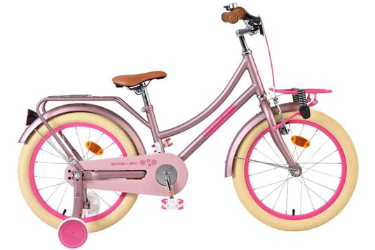 Volare excellent kinderfiets - meisjes - 18 inch - mat roze