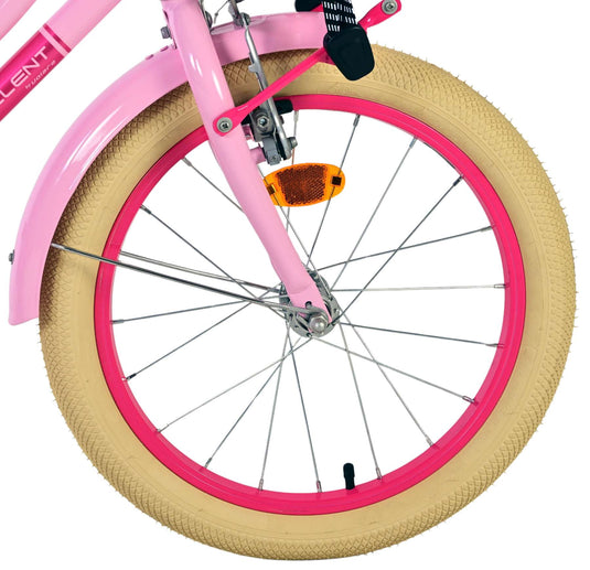 Volare excellent kinderfiets - meisjes -18 inch - roze - 95% afgemonteerd