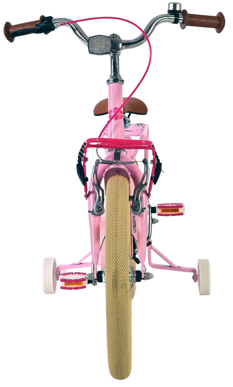 Load image into Gallery viewer, Volare excellent kinderfiets - meisjes -18 inch - roze - 95% afgemonteerd
