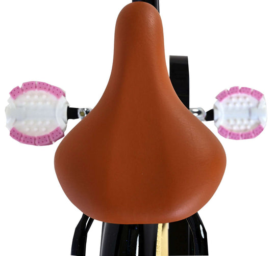 Volare excellent kinderfiets - meisjes - 18 inch - zwart - 95% afgemonteerd