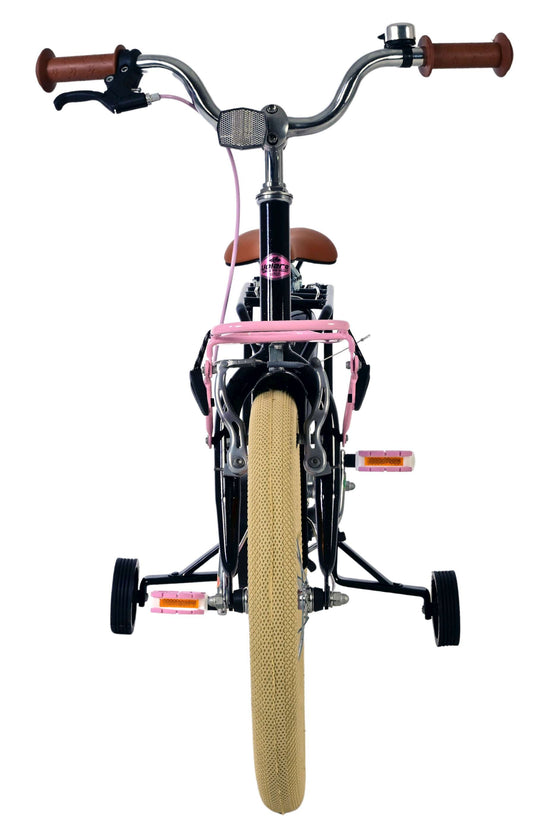 Volare excellent kinderfiets - meisjes - 18 inch - zwart - 95% afgemonteerd