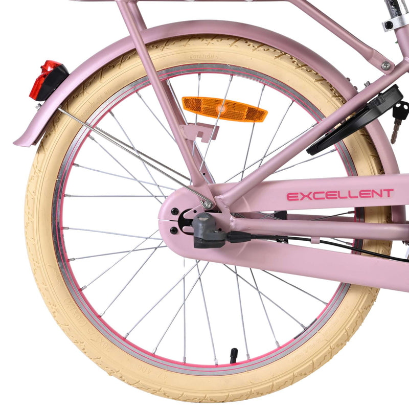 Load image into Gallery viewer, Volare excellent kinderfiets - meisjes - 20 inch - mat roze - 3 versnellingen
