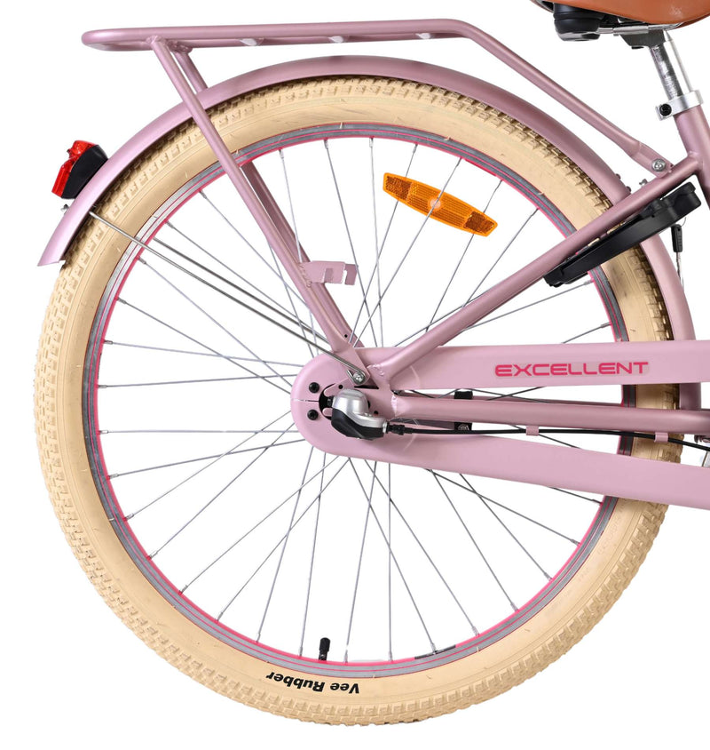 Cargue la imagen en el visor de la galería, Volare excellent kinderfiets - meisjes - 24 inch - mat roze - 3 versnellingen
