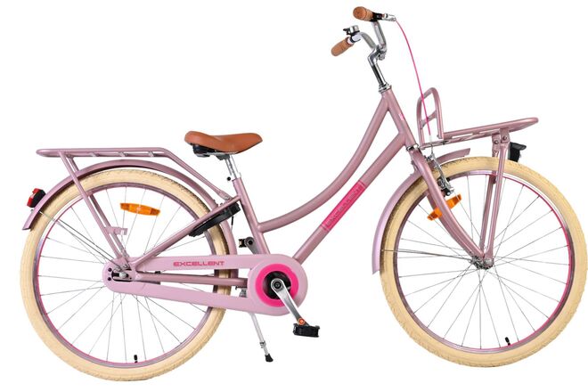 Load image into Gallery viewer, Volare excellent kinderfiets - meisjes - 24 inch - mat roze
