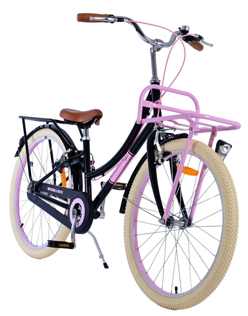 Load image into Gallery viewer, Volare Volare Kinderfiets Meisjes 24 inch Zwart Twee handremmen
