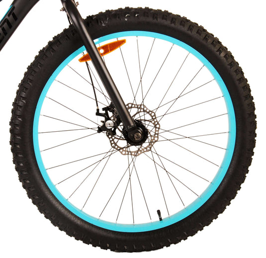 Volare gradient kinderfiets – jongens – 26 inch – zwart blauw – 7 speed – prime collection