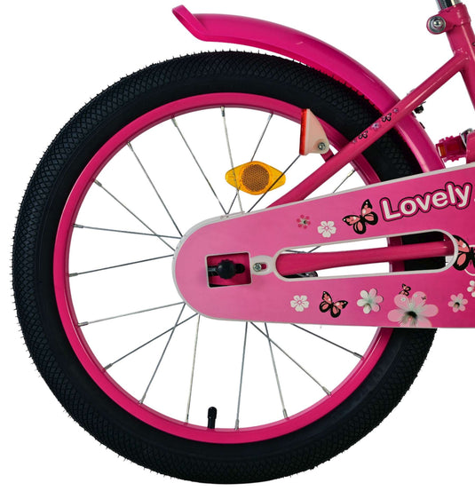 Volare lovely kinderfiets - meisjes - 18 inch - roze wit