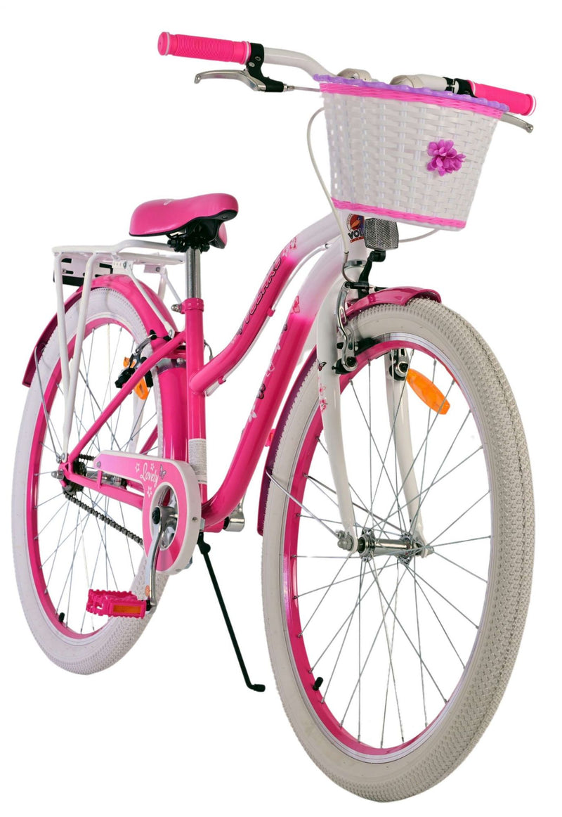 Load image into Gallery viewer, Volare lovely kinderfiets - meisjes - 26 inch - roze - twee handremmen
