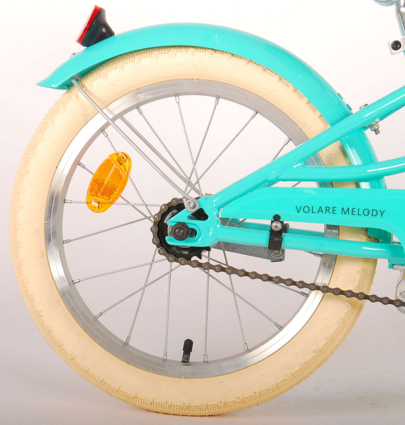 Load image into Gallery viewer, Volare Melody Kinderfiets - Meisjes - 16 inch - Turquoise - Prime Collection
