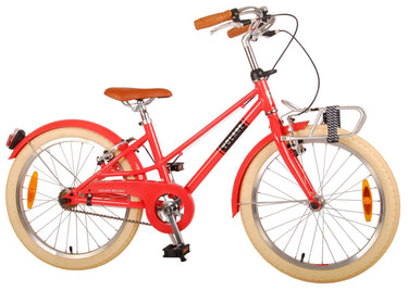 Volare Melody Kinderfiets Meisjes 20 inch Koraal Rood Twee Handremmen Prime Collection