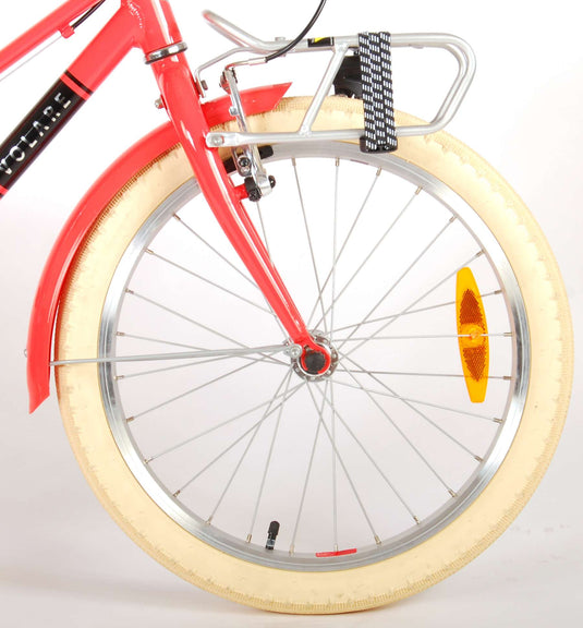 Volare Melody Kinderfiets Meisjes 20 inch Koraal Rood Twee Handremmen Prime Collection