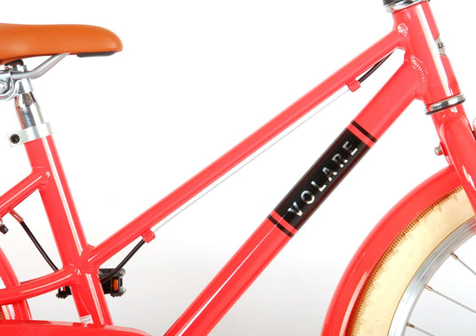 Volare Melody Kinderfiets Meisjes 20 inch Koraal Rood Twee Handremmen Prime Collection