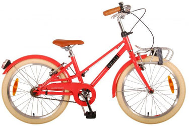 Volare Melody Kinderfiets Meisjes 20 inch Koraal Rood Twee Handremmen Prime Collection