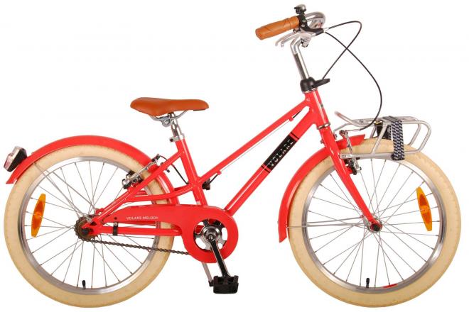 Load image into Gallery viewer, Volare Melody Kinderfiets Meisjes 20 inch Koraal Rood Twee Handremmen Prime Collection
