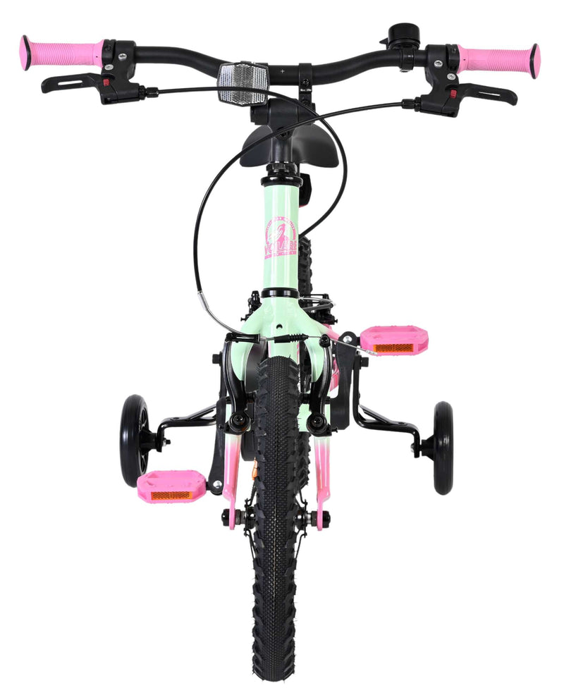 Chargez l'image dans la visionneuse de la galerie, Volare milano kinderfiets - meisjes - 14 inch - mintgroen - twee handremmen
