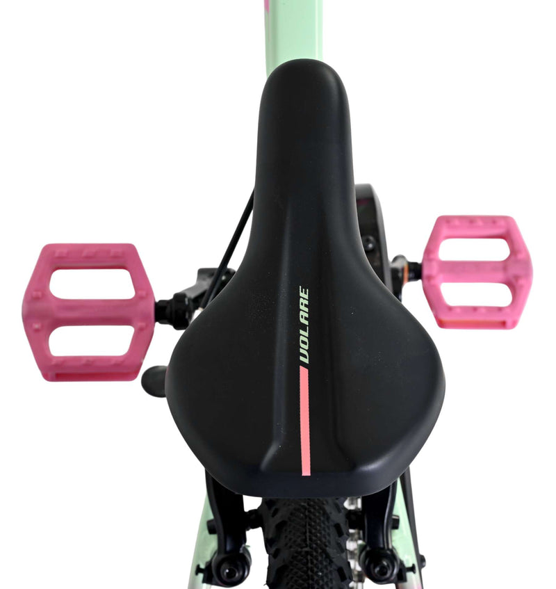Cargue la imagen en el visor de la galería, Volare milano kinderfiets - meisjes - 18 inch - mintgroen - 6 speed - twee handremmen
