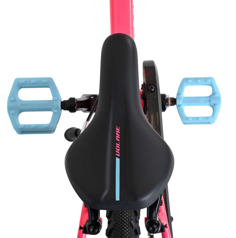 Cargue la imagen en el visor de la galería, Volare milano kinderfiets - meisjes - 18 inch - roze - 6 speed - twee handremmen
