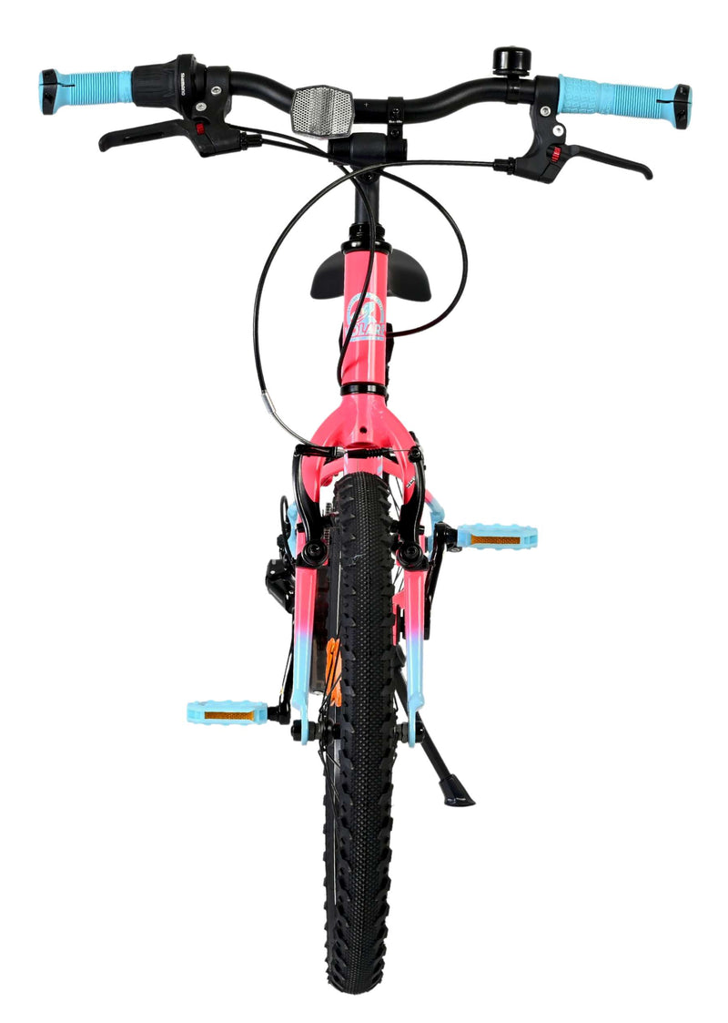 Chargez l'image dans la visionneuse de la galerie, Volare milano kinderfiets - meisjes - 18 inch - roze - 6 speed - twee handremmen
