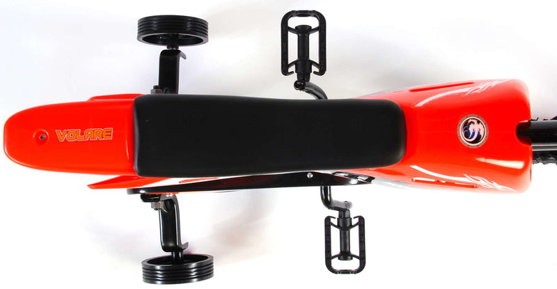 Load image into Gallery viewer, Volare Motorbike Kinderfiets Jongens 12 inch Oranje 95% afgemonteerd
