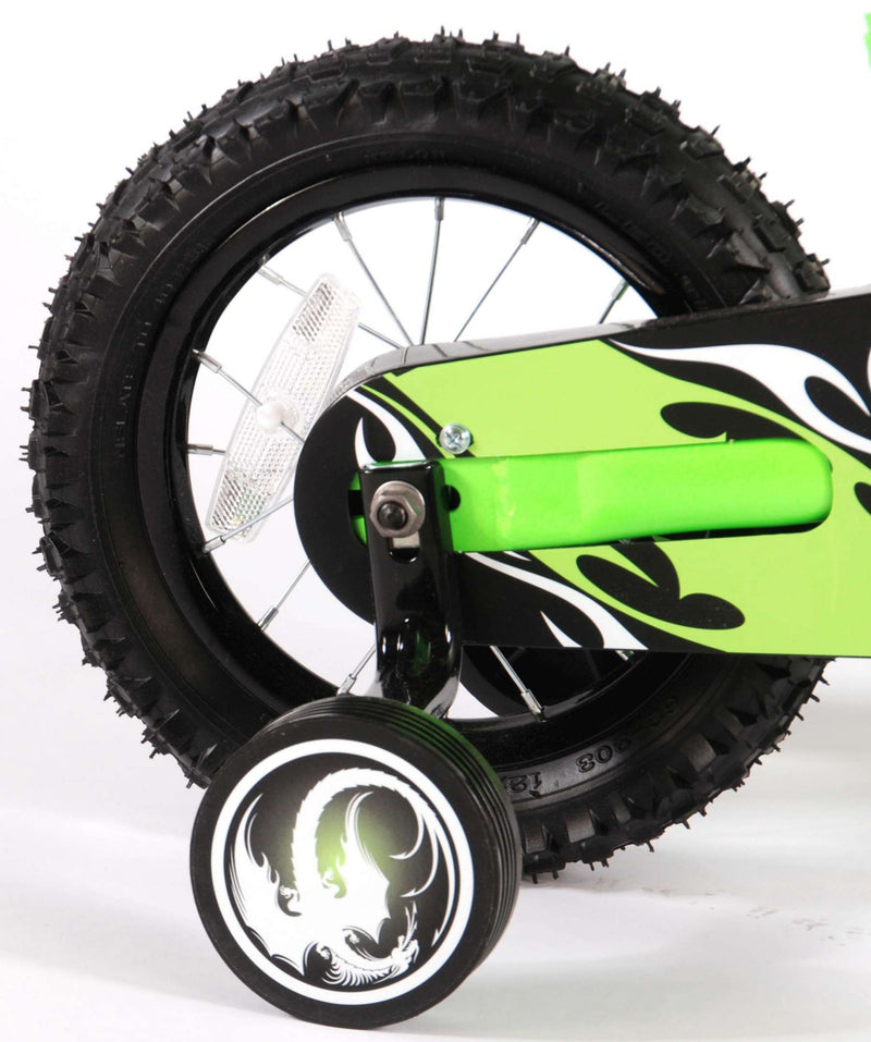 Load image into Gallery viewer, Volare Motorbike Kinderfiets - Jongens - 12 inch - Groen - 95% afgemonteerd
