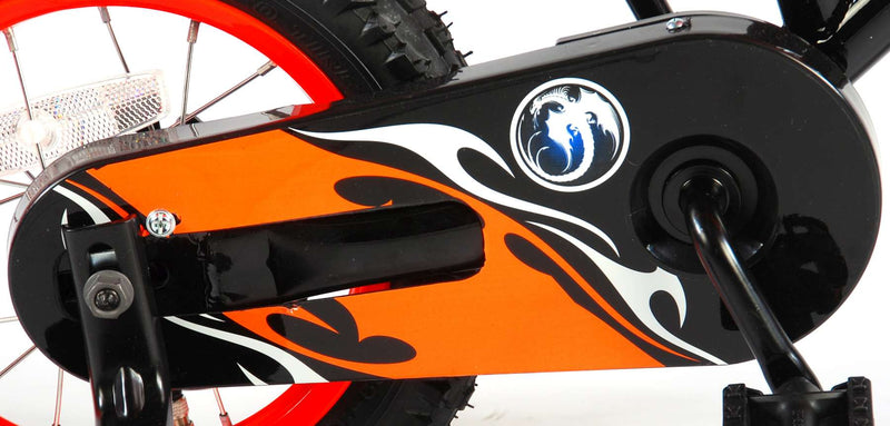 Load image into Gallery viewer, Volare Motorbike Kinderfiets Jongens 12 inch Oranje 95% afgemonteerd
