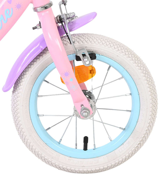 Volare olivia kinderfiets - meisjes - 12 inch - roze - twee handremmen