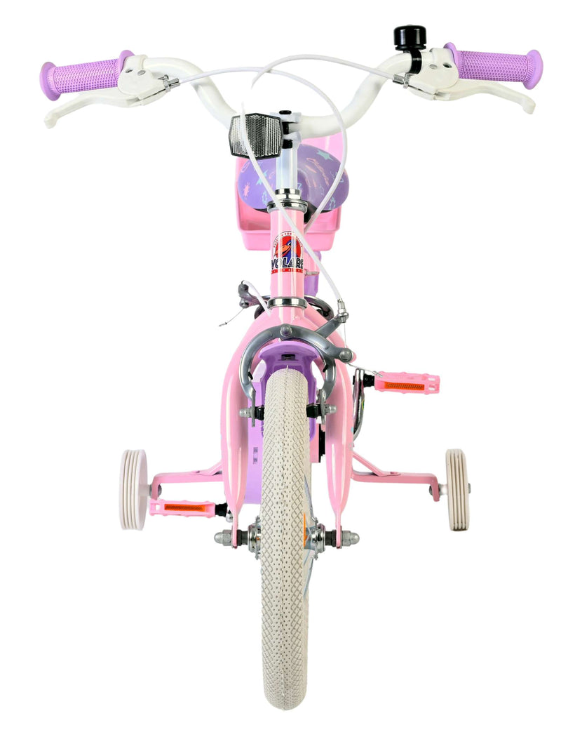 Load image into Gallery viewer, Volare olivia kinderfiets - meisjes - 14 inch - roze - twee handremmen
