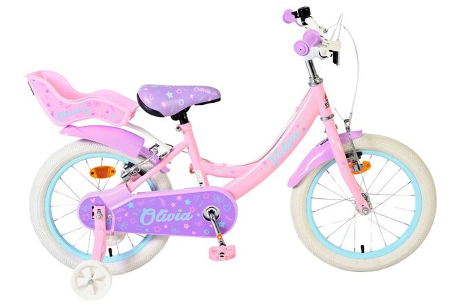 Load image into Gallery viewer, Volare olivia kinderfiets - meisjes - 16 inch - roze - twee handremmen
