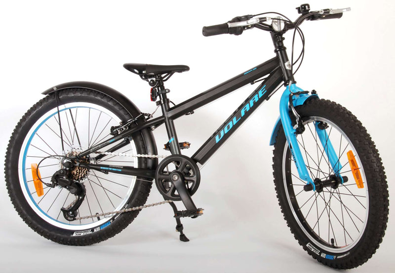 Load image into Gallery viewer, Volare Rocky Kinderfiets - 20 inch - Blauw Zwart - 85% afgemonteerd - 6 speed - Prime Collection
