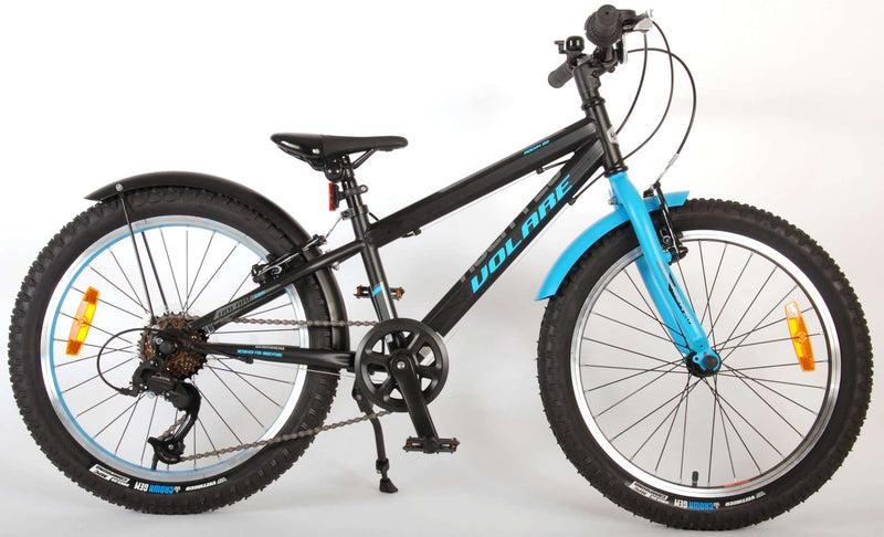 Load image into Gallery viewer, Volare Rocky Kinderfiets - 20 inch - Blauw Zwart - 85% afgemonteerd - 6 speed - Prime Collection

